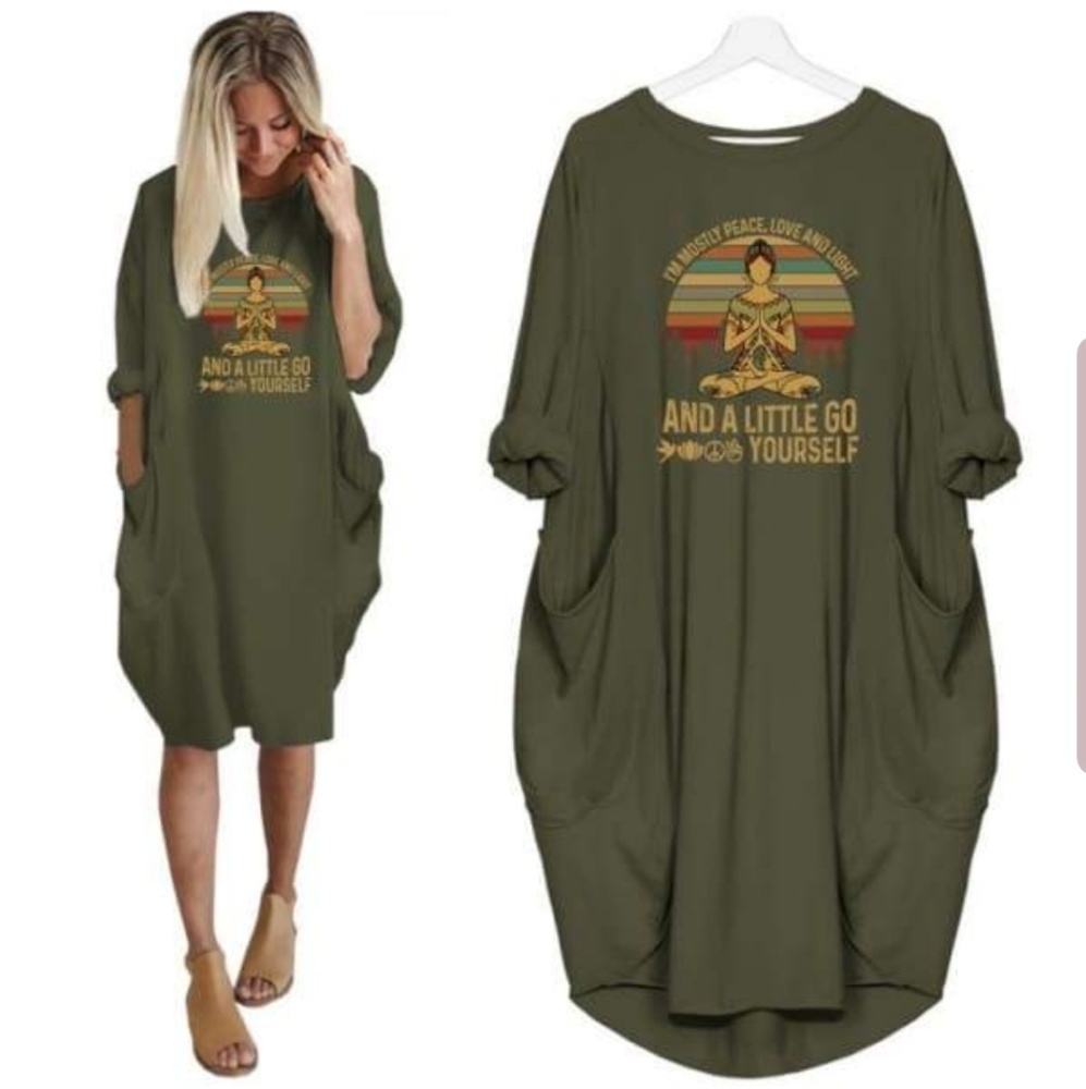 Buddha Shirt Dress